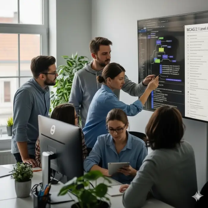 equipo discutiendo ideas